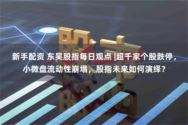 新手配资 东吴股指每日观点 |超千家个股跌停，小微盘流动性崩塌，股指未来如何演绎？