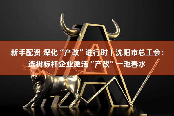 新手配资 深化“产改”进行时丨沈阳市总工会：选树标杆企业激活“产改”一池春水